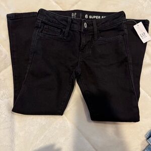 GAP Girls Black Super Skinny Jeans